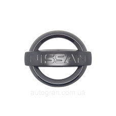 Емблема решітки радіатора Nissan 14см*12см чорна