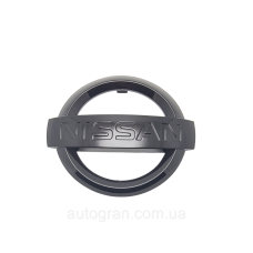 Емблема решітки радіатора Nissan 15.5см*13см чорна X-Trail Rogue Kicks