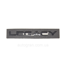 Емблема напис багажника Subaru Legacy чорна