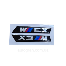 Емблеми на крила BMW X3M
