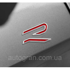 Емблема кузова VW Volkswagen R-line Rline новий тип