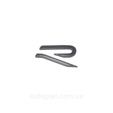 Емблема кузова VW Volkswagen R-line Rline новий тип чорна