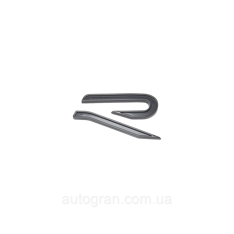 Емблема кузова VW Volkswagen R-line Rline новий тип чорна Емблема кузова VW Volkswagen R-line Rline новий тип чорна