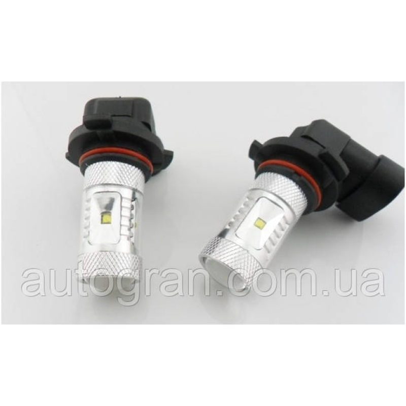 DRL ДХО LED-лампи діодні HB3 30 W з лінзою