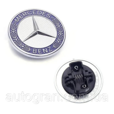 Емблема заглушка значка капота Mercedes 57 мм