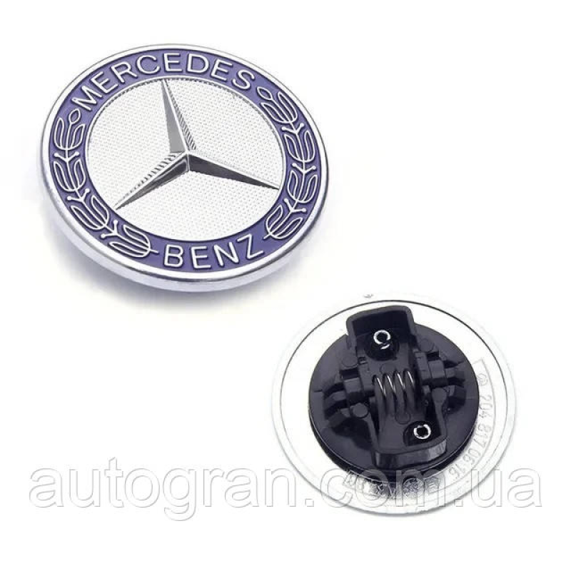 Емблема заглушка значка капота Mercedes 57 мм