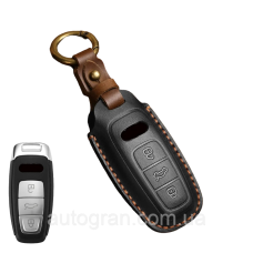 Шкіряний чохол на смарт ключ Audi новий тип1