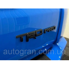 Емблема кузова Toyota TRD PRO чорний глянець