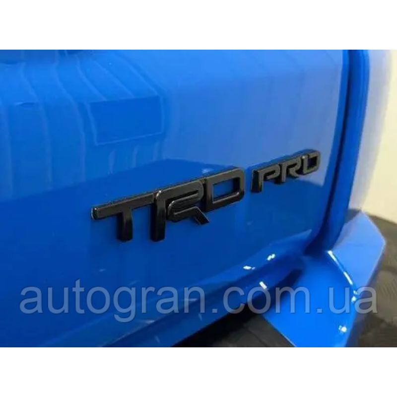 Емблема кузова Toyota TRD PRO чорний глянець Емблема кузова Toyota TRD PRO чорний глянець