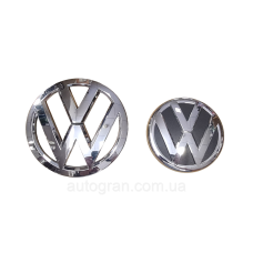 Емблеми решітки радіатора і кришки багажника Volkswagen Touareg 2010-2014