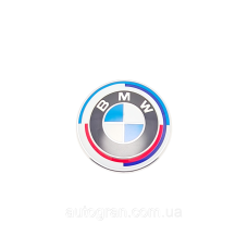 Емблема ювілейна  передня BMW 82мм F и G серії