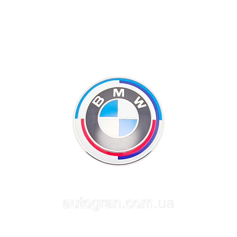 Емблема ювілейна  передня BMW 82мм F и G серії