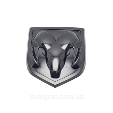 Емблема кузова Dodge 160х145мм чорна