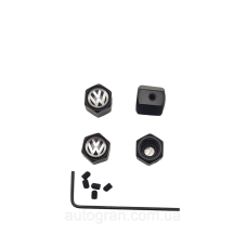 Ковпачки ніпеля VW Volkswagen чорні