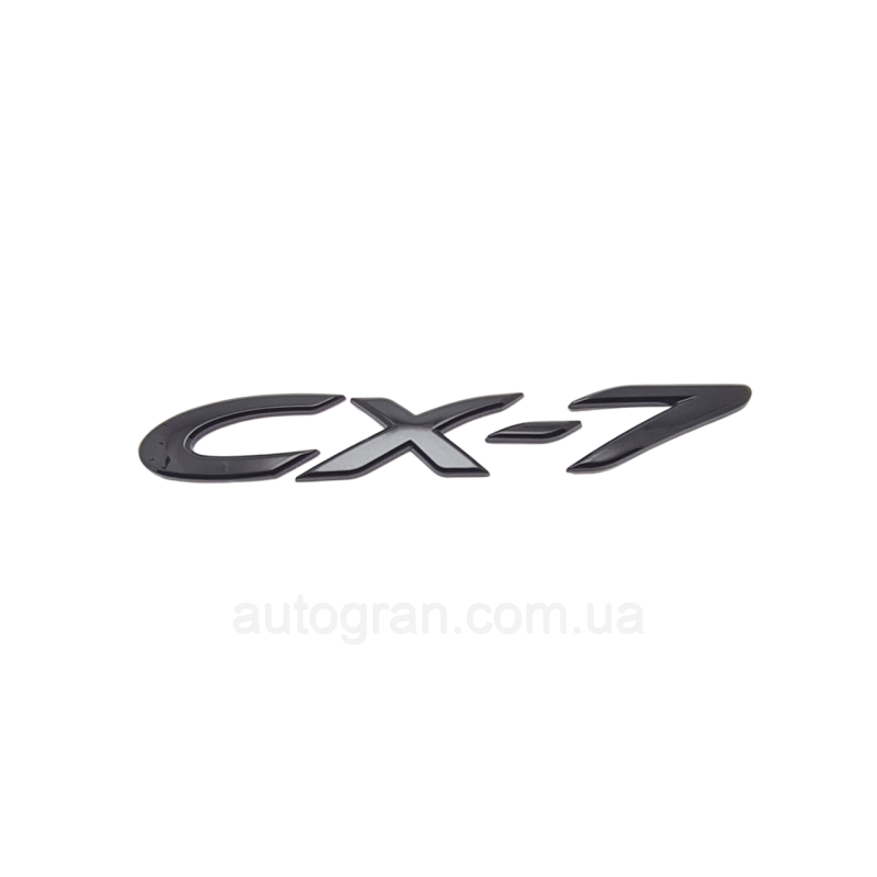 Емблема напис багажника Mazda CX-7 чорна