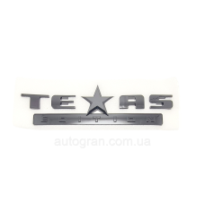 Емблема кузова Texas edition для Dodge Ford Chevrolet Jeep чорна
