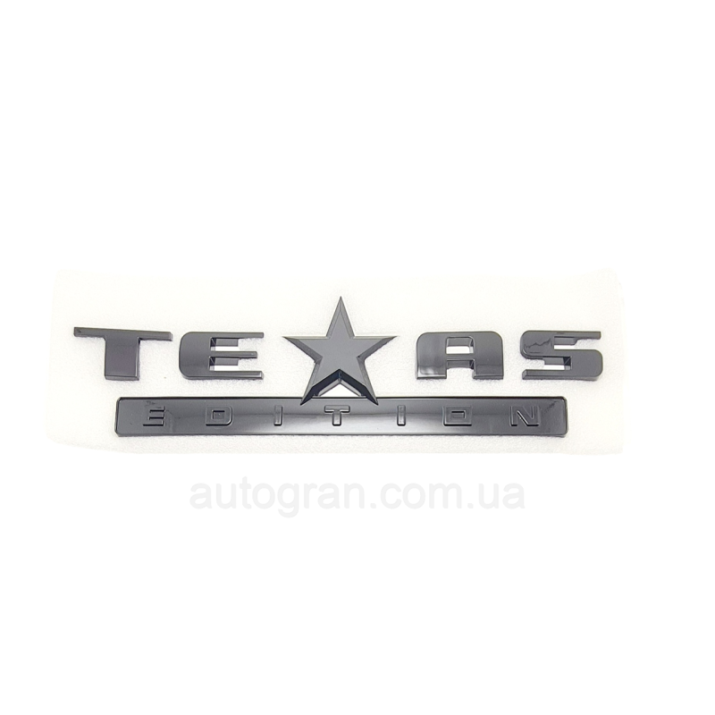 Емблема кузова Texas edition для Dodge Ford Chevrolet Jeep чорна