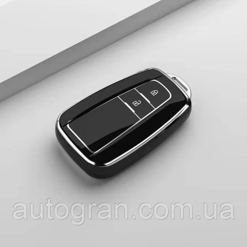 Чохол на смарт ключ Toyota Prado Camry, Rav4 Highlander Land Cruiser Avensis Auris Corolla 2кнопки