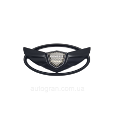 Емблема Hyundai Genesis чорний глянець