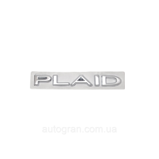 Емблема напис багажника Plaid для Tesla Model S