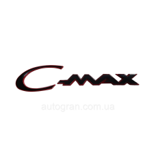 Емблема напис багажника Ford C-max чорно-червона