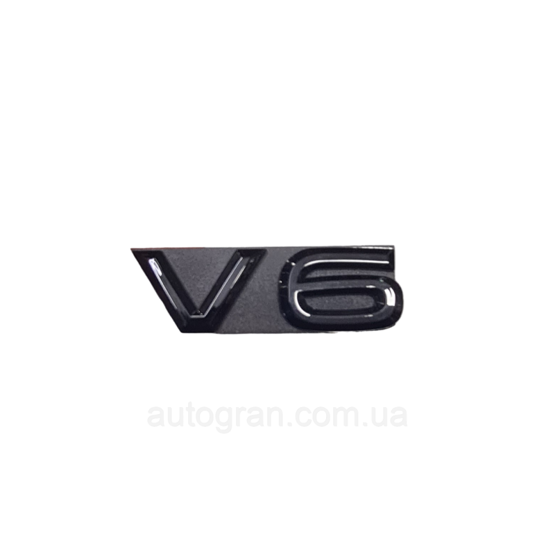 Емблема решітки радіатора VW Volkswagen Atlas Touareg Tiguan Passat V6 чорна
