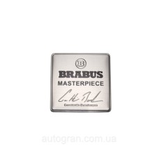 Емблема на кузов або для декору салону Brabus срібна