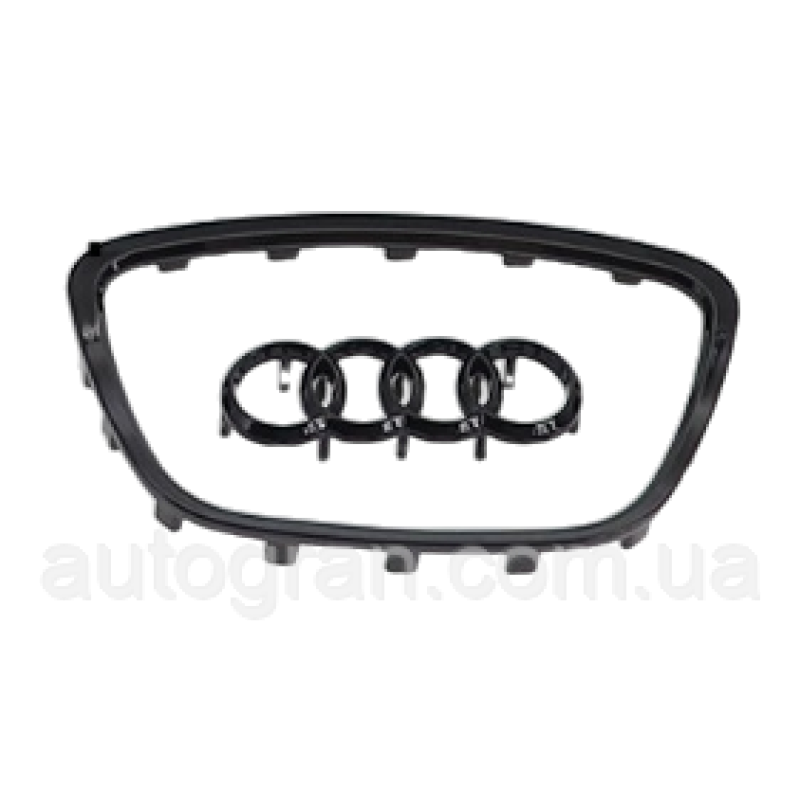 Емблема керма Audi A6 A4 A3 A7 Q3 Q5 Q7 чорний глянець Емблема керма Audi A6 A4 A3 A7 Q3 Q5 Q7 чорний глянець