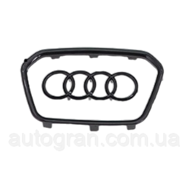 Емблема керма Audi Q3 Q5 Q7 Q8 SQ5 чорний глянець