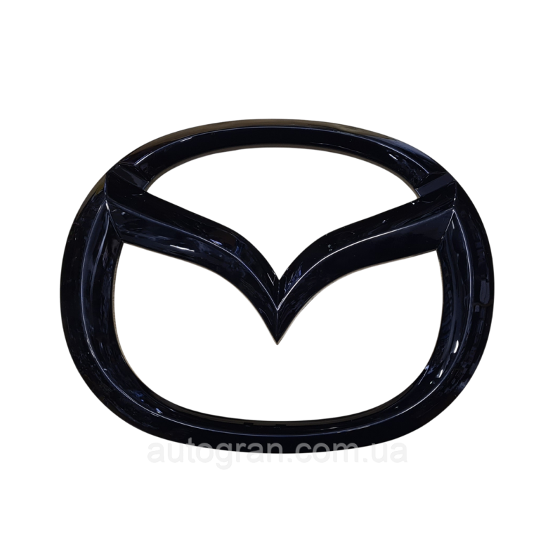 Емблема решітки радіатора Mazda CX5 2016-2020 чорний глянець