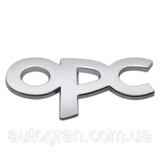 Емблема кузова Opel OPC line