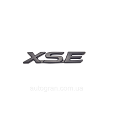 Емблема напис багажника Toyota XSE чорна