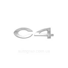 Емблема напис багажника Citroen C4