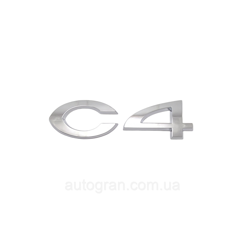 Емблема напис багажника Citroen C4