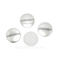 Наклейки на ковпачки литих дисків Vossen 56мм