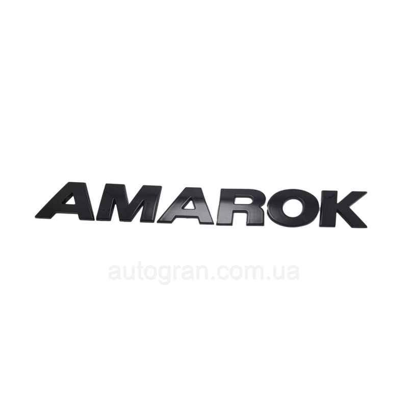 Емблема напис багажника VW Volkswagen Amarok чорна