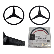 Емблема багажника Mercedes W164 чорна