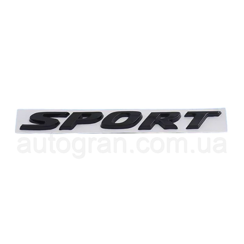 Емблема кузова Sport для Honda Accord Civic CRV чорна