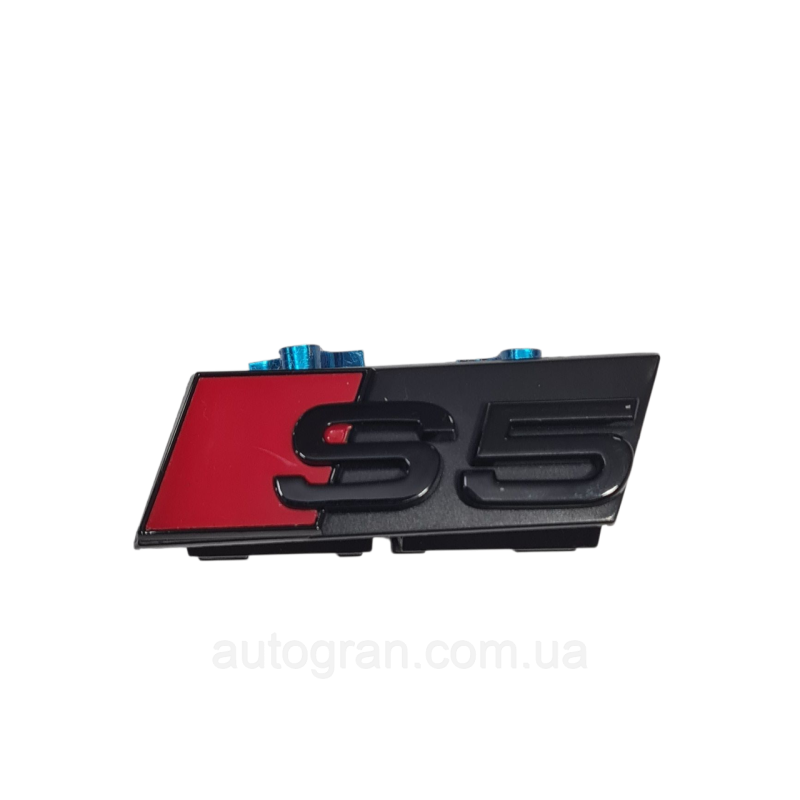 Емблема решітки радіатора Audi S5 чорна