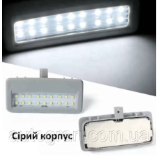 Підсвічування салону під козирьок BMW 5 F10 F11  і 7 F01 F02 F03 F04 сірі