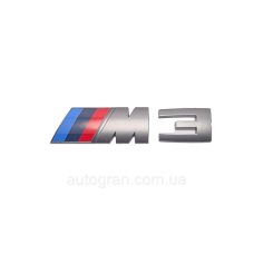 Емблема напис багажника BMW M3 графіт