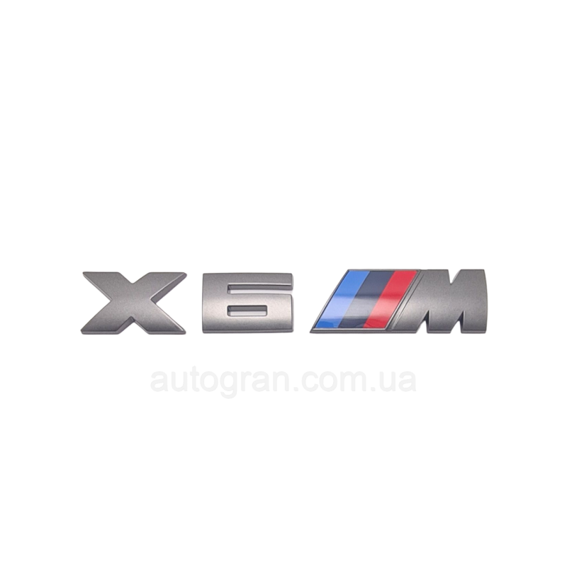 Емблема кузова BMW X6M чорна Емблема кузова BMW X6M чорна