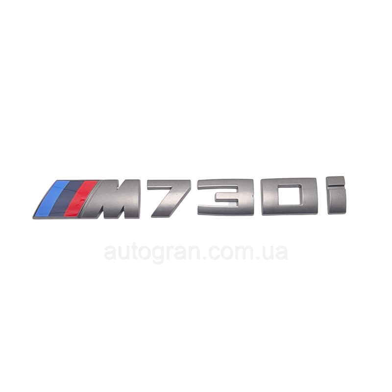 Емблема напис багажника BMW M730i графіт