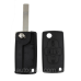 Корпус викидного ключа Peugeot Citroen 4 кнопки Корпус викидного ключа Peugeot Citroen 4 кнопки