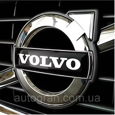 Накладка емблеми решітки радіатора Volvo 13.5см*3.5см чорна