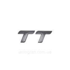 Емблема багажника Audi TT чорна