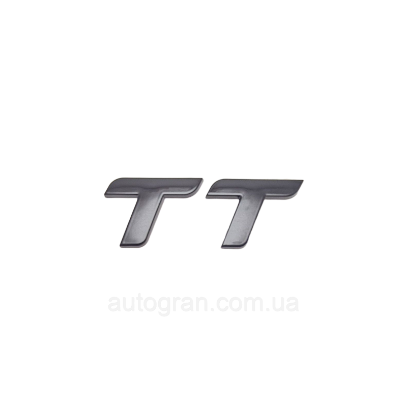 Емблема багажника Audi TT чорна