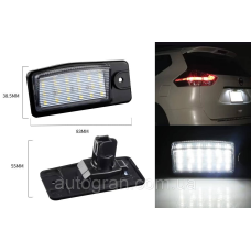 Діодне підсвічування номера Nissan Rogue X-trail T32