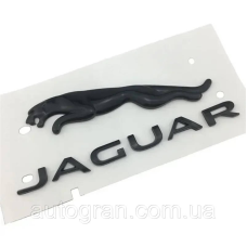 Емблема і напис багажника Jaguar чорний