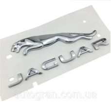Емблема і напис багажника Jaguar